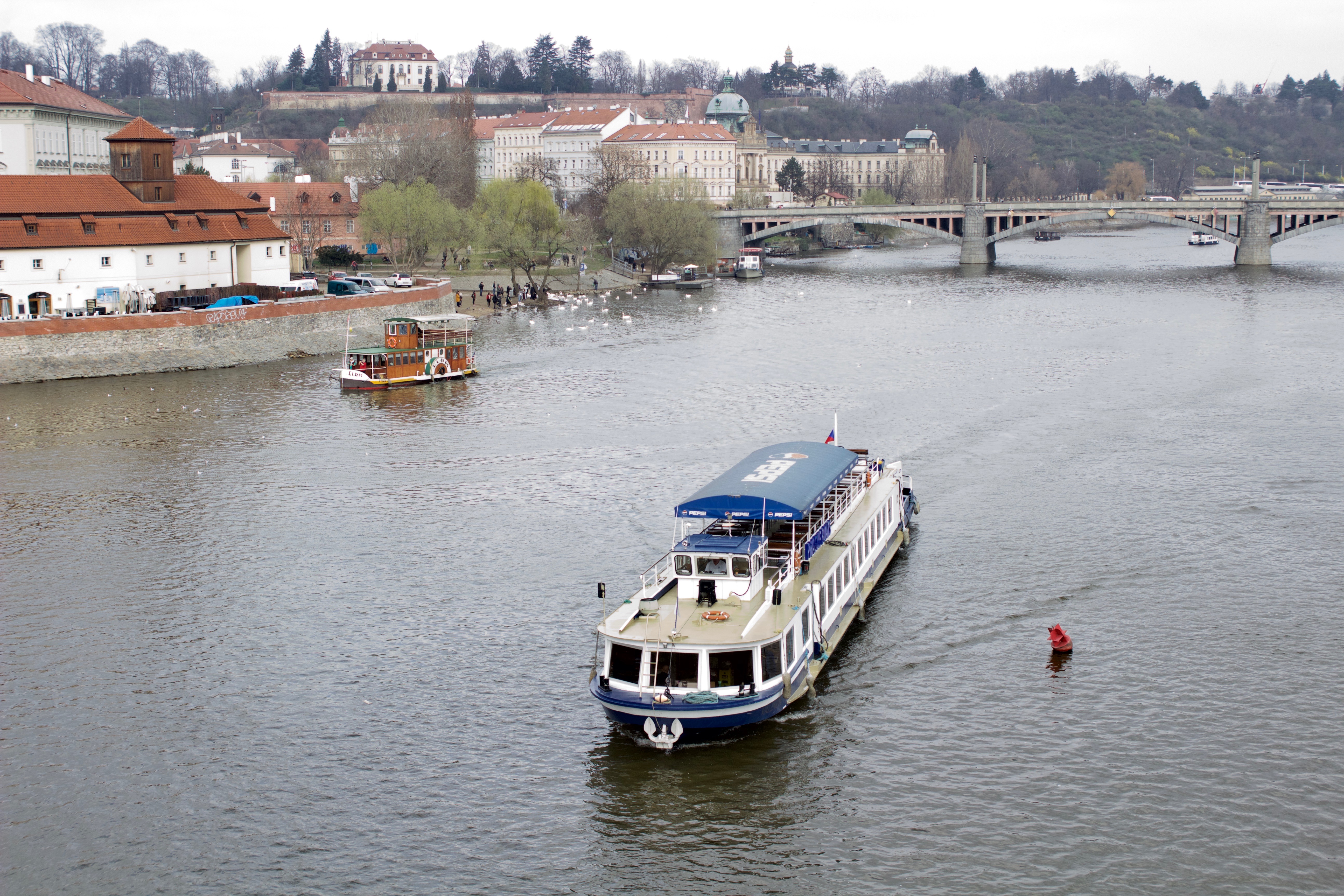 Prague river boats