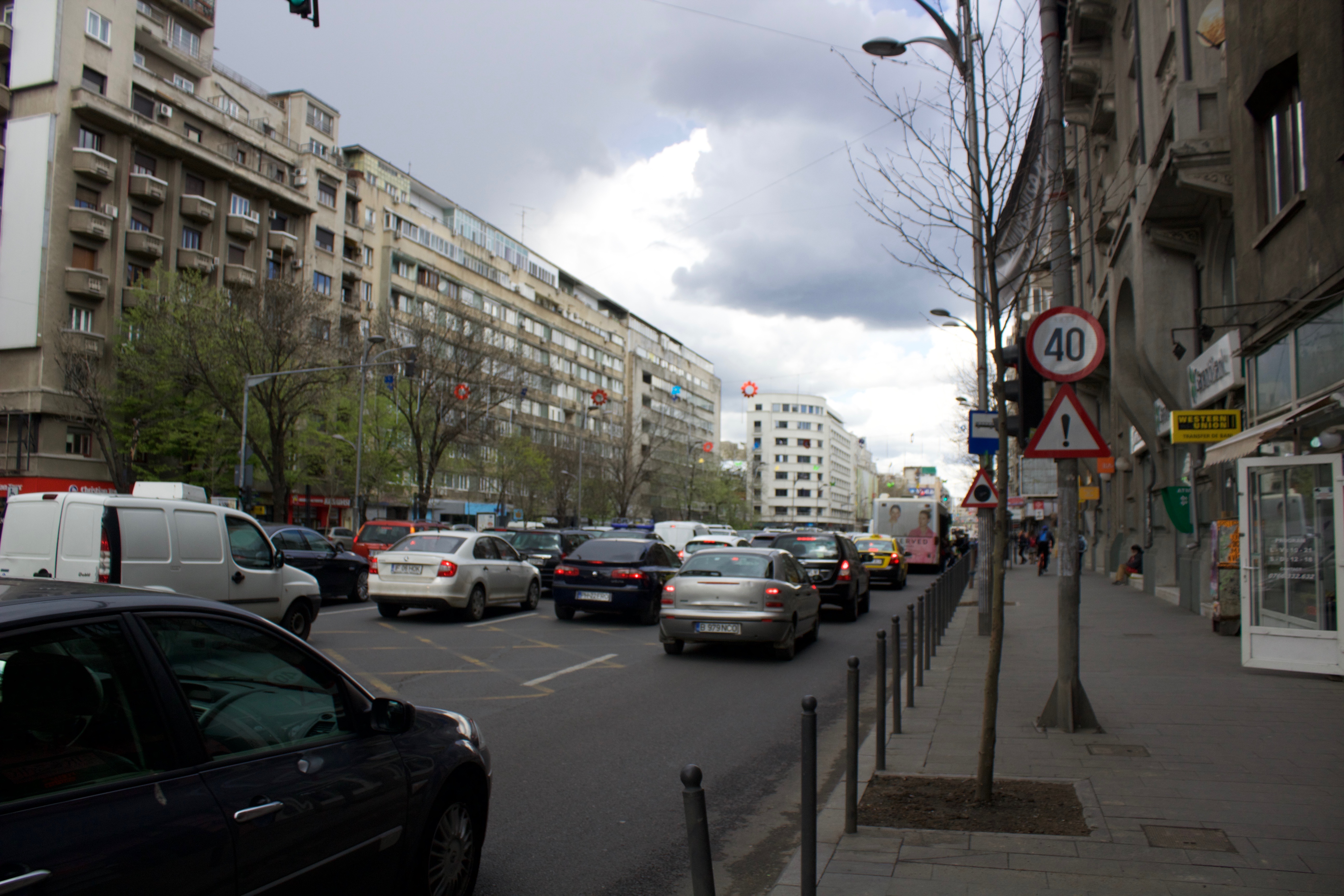 Street view of Bucharest 