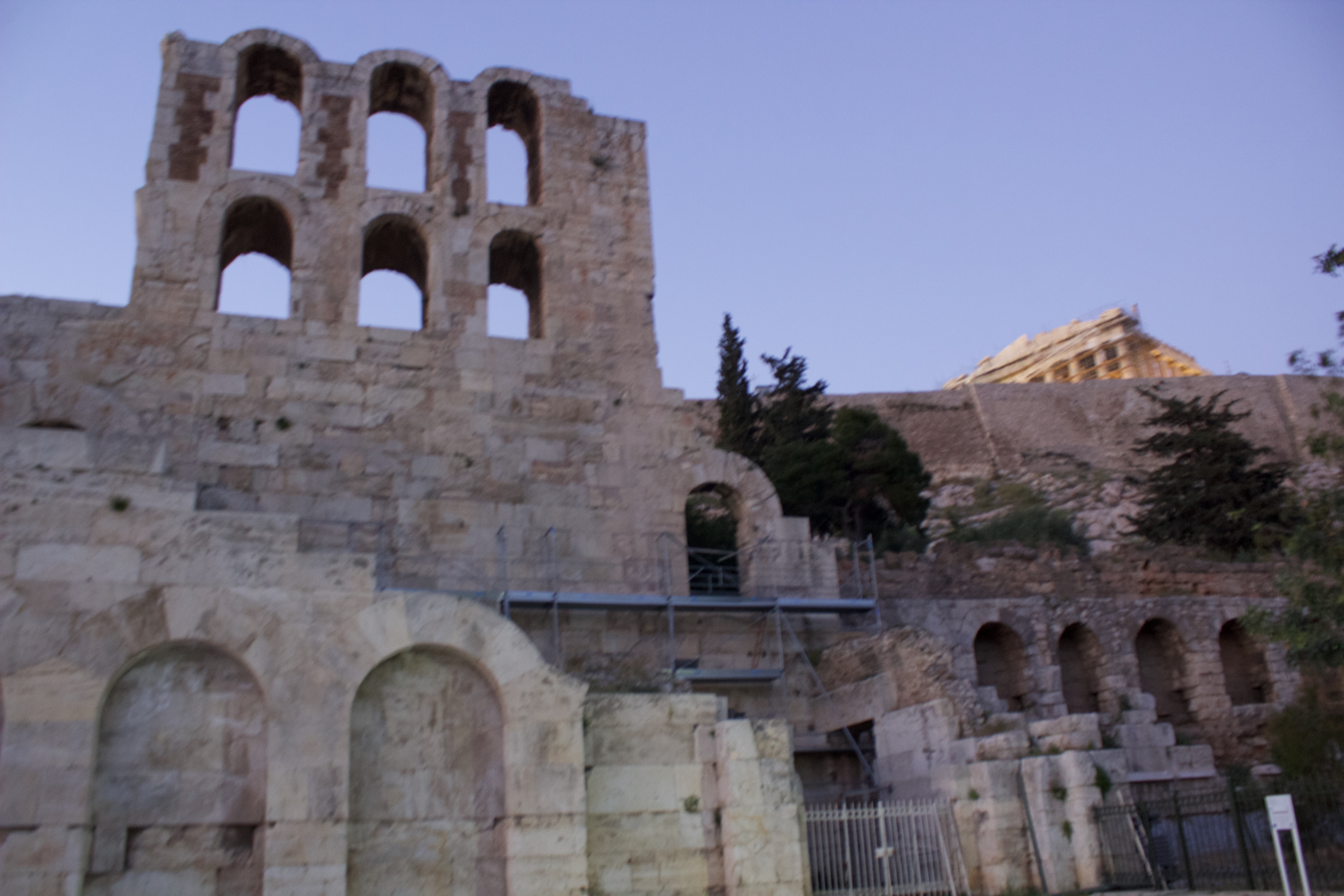 Up at the Acropolis 