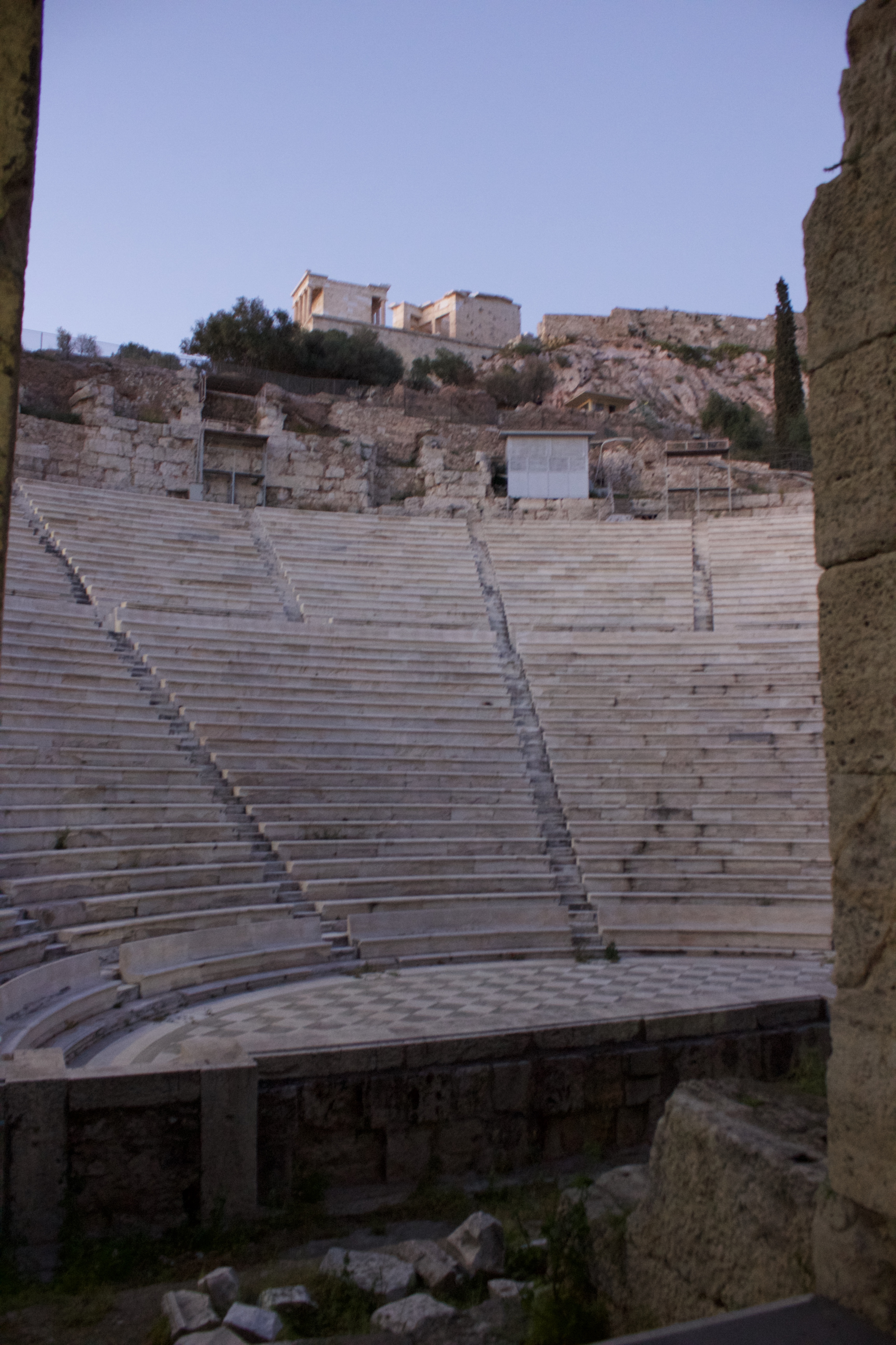 An open air theatre close to the Acropolis