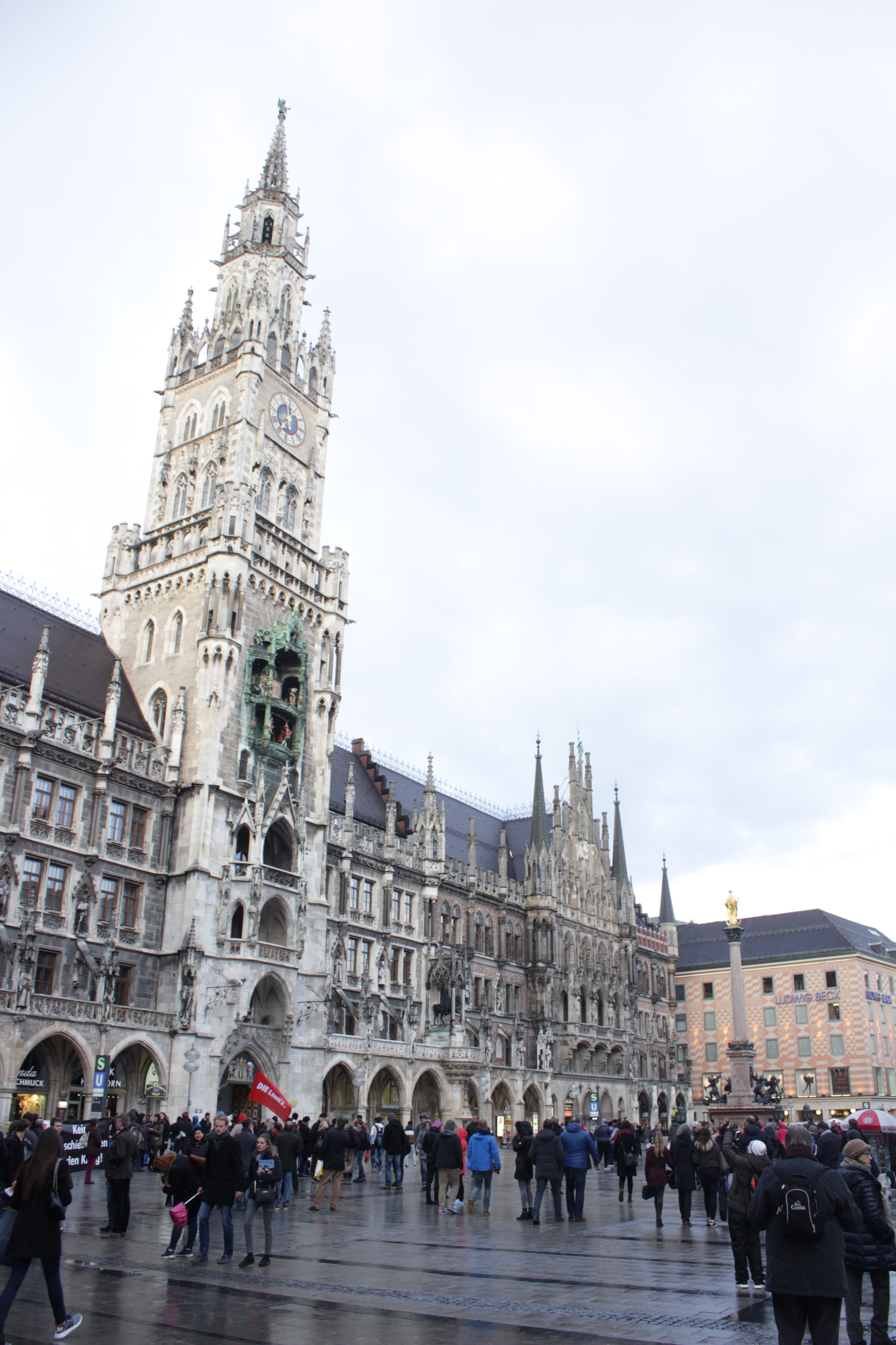 Rathaus in Marienplatz 