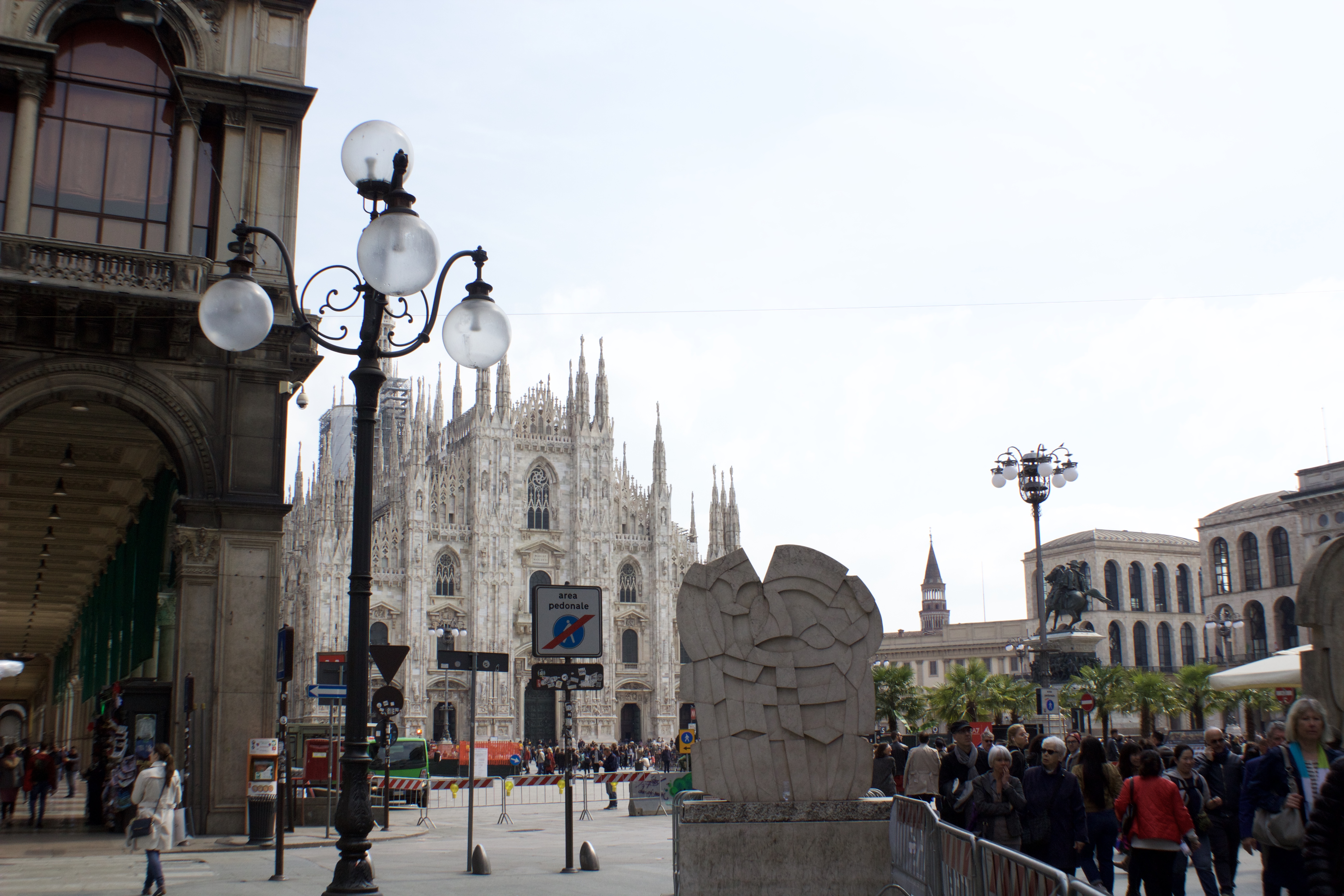 A beautiful view of the Piazza del Duomo