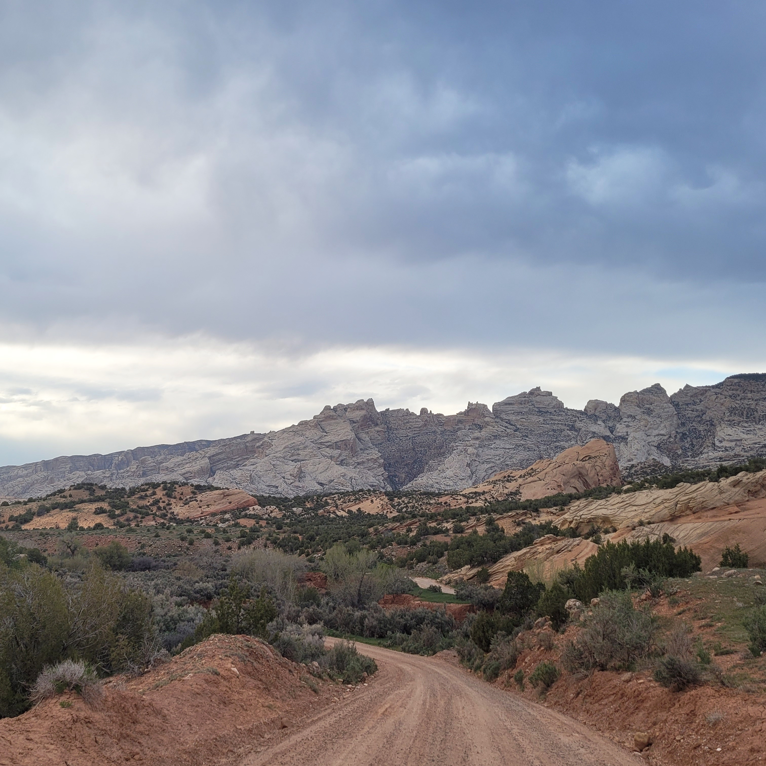 The road leading towards the box canyon near Turtlerock, Dinosaur National Monument 